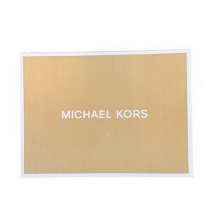 Michael Kors Gold Box with White Trim